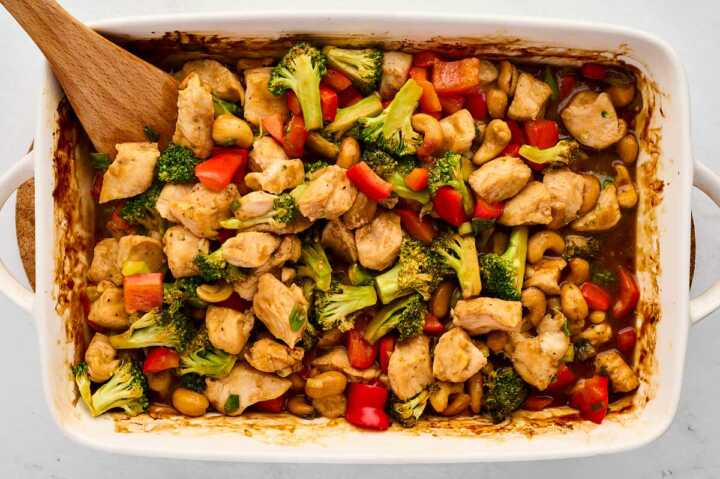 baked cashew chicken