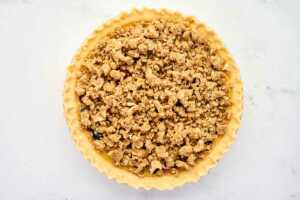 unbaked berry custard pie