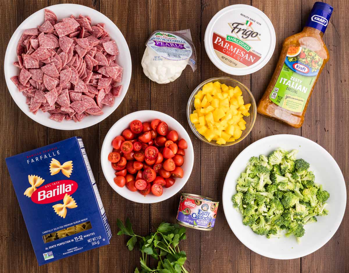 bow tie pasta salad ingredients