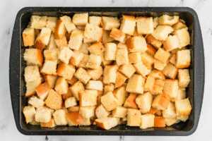 unbaked brioche French toast casserole