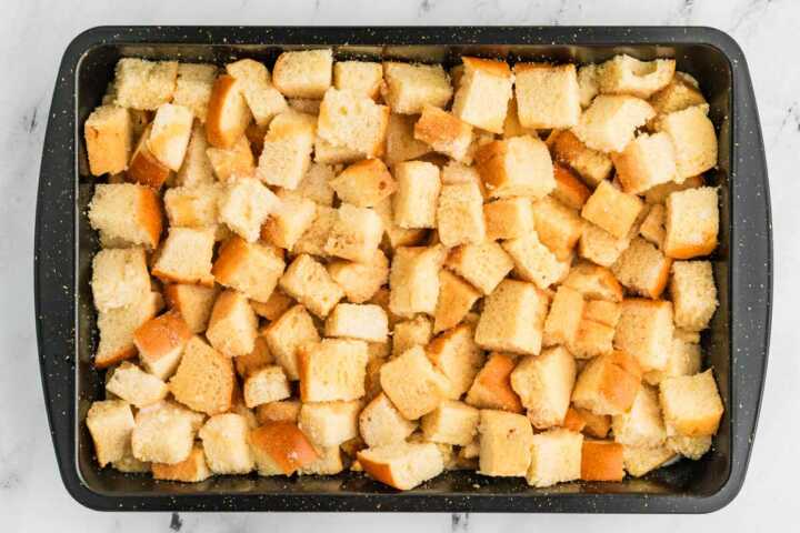unbaked brioche French toast casserole