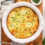 baked crustless zucchini pie