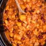 baked beans in a slow cooker