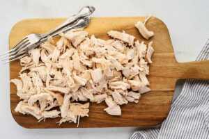 shredded chicken
