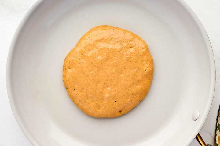 cooking pumpkin pancakes
