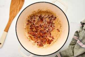 cooking bacon