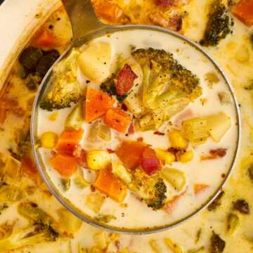ladle of harvest chowder