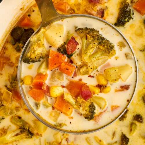 ladle of harvest chowder