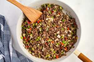 sautéed vegetables in skillet
