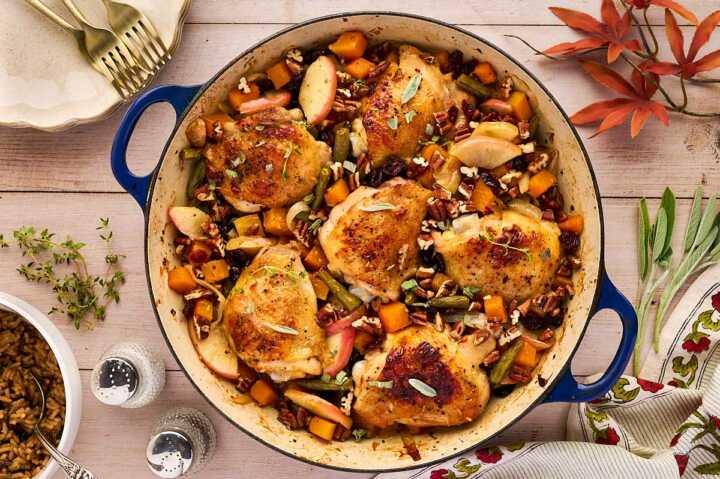 Serving up my cozy chicken supper!