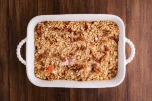 unbaked apple crisp
