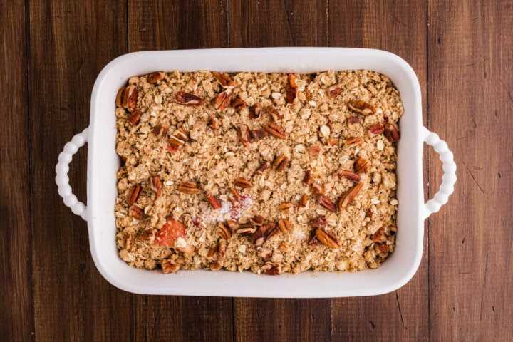 unbaked apple crisp
