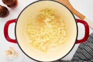 onion sautéeing