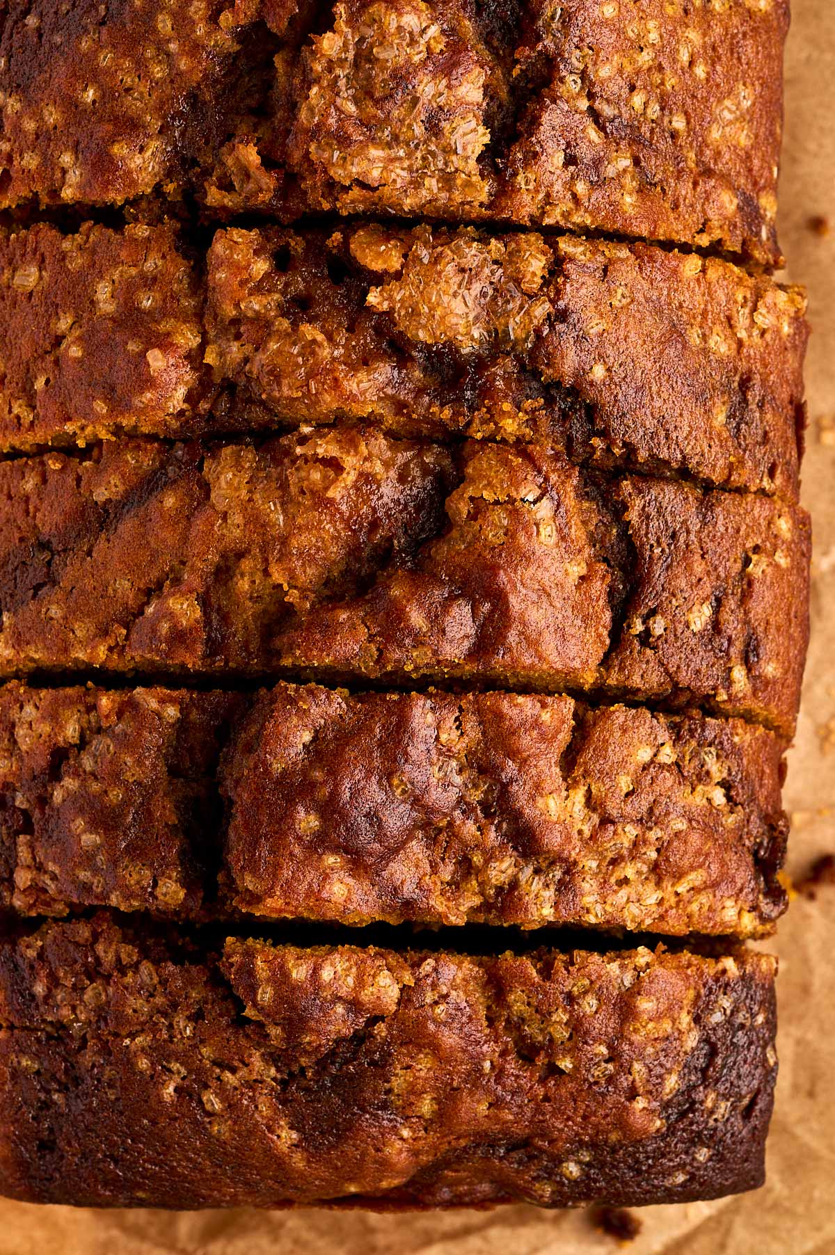 The turbinado sugar makes my twilight pumpkin bread extra special!