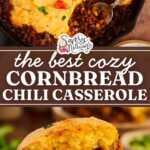 chili cornbread casserole pin