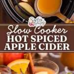 slow cooker spiced apple cider pin