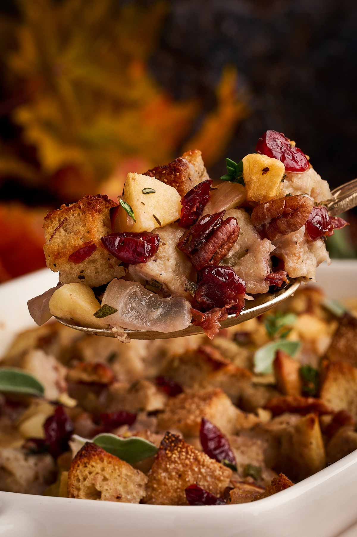 a spoonful of harvest dressing