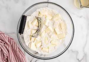 starting to make pie crust