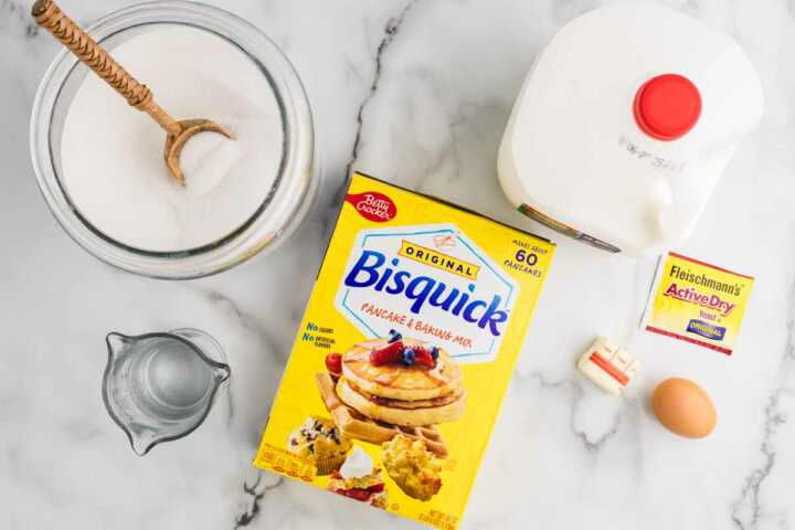 groceries for shortcut homemade buns