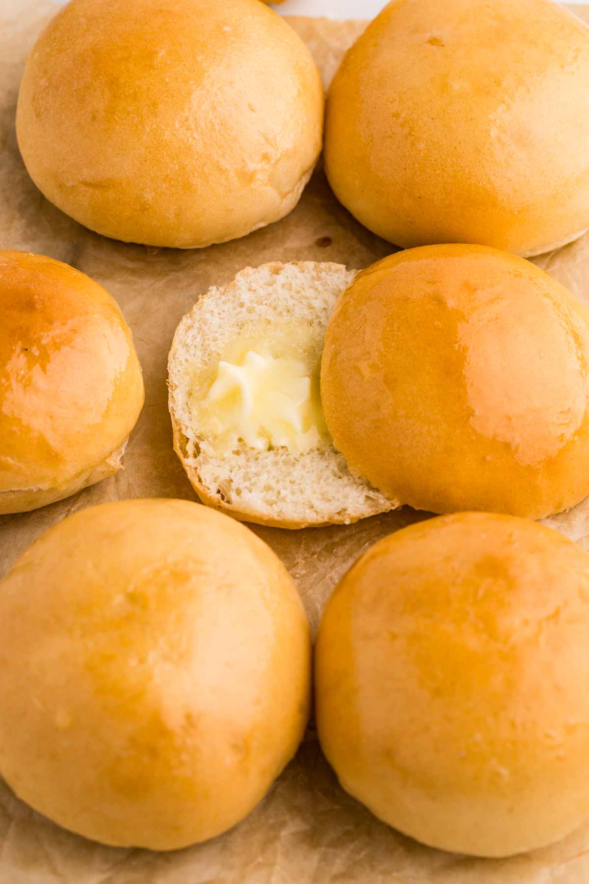 buttered rolls