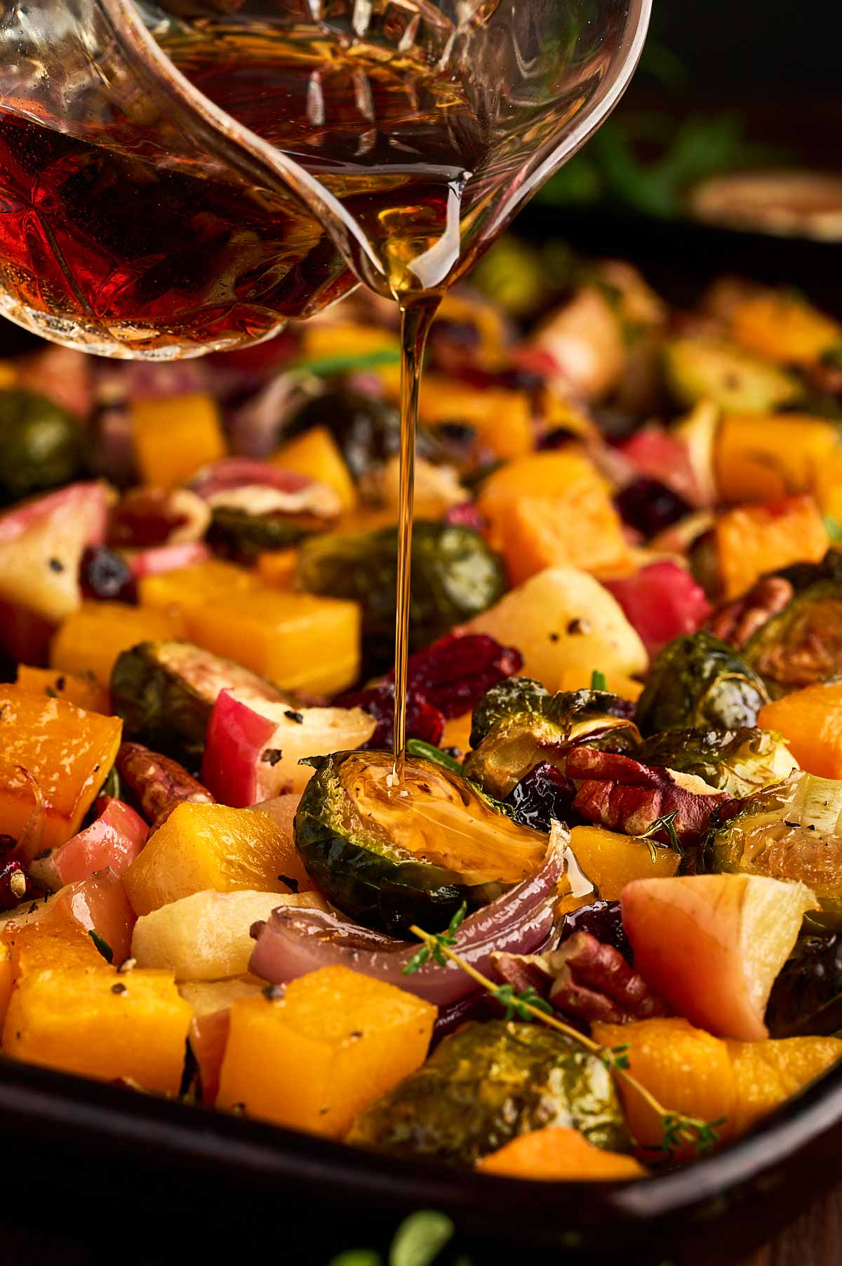 drizzle extra syrup over your roasted vegetables!