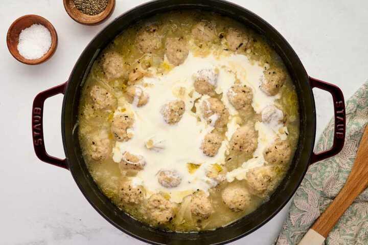 finish soup with cream