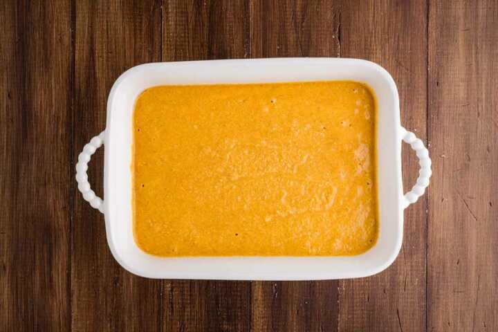 unbaked pumpkin cornbread