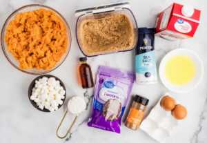 groceries for sweet potato casserole