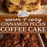 cinnamon pecan coffee cake pin