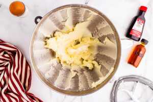 creaming ingredients for cookie dough