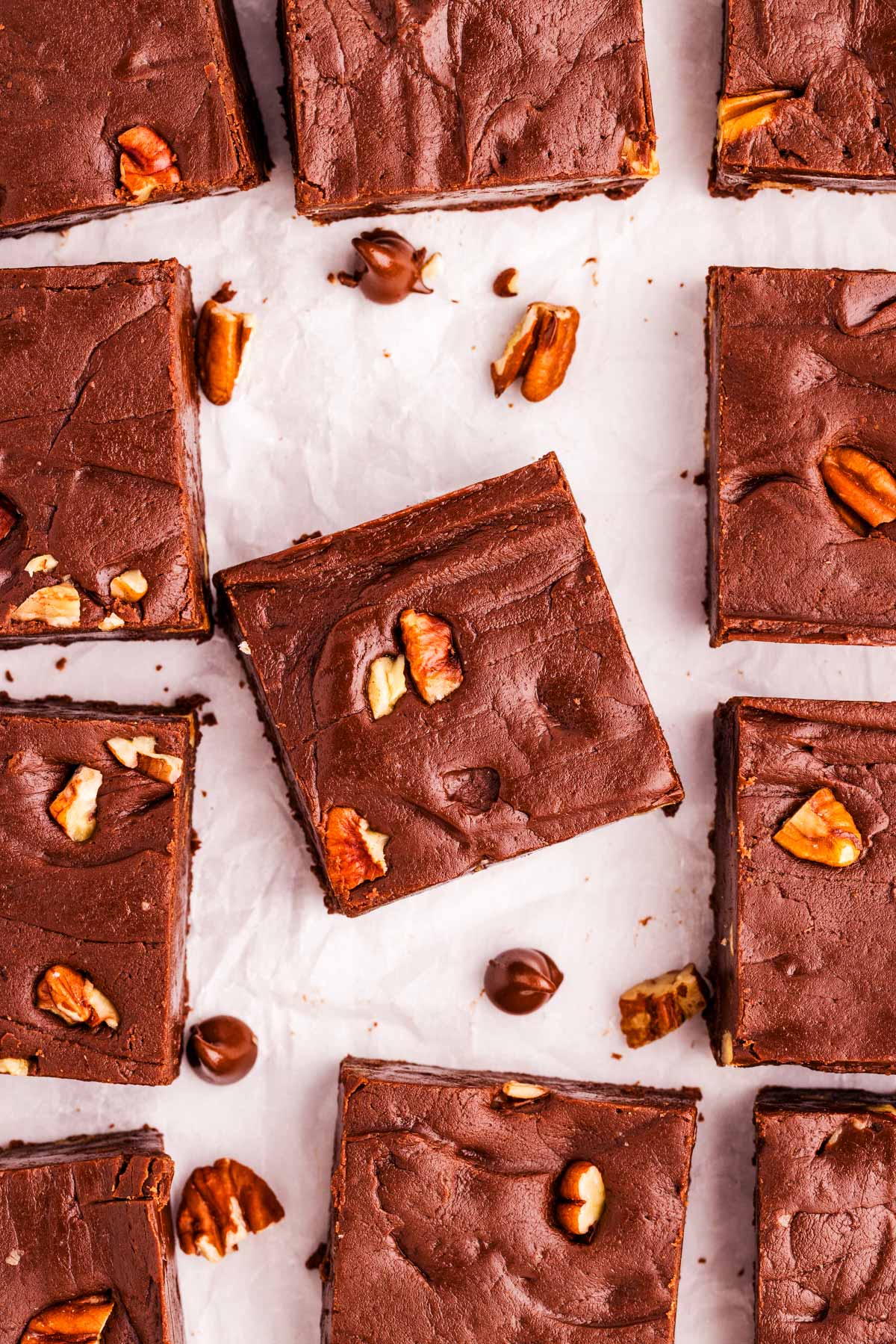 chocolate fudge with pecans