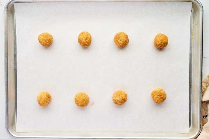 unbaked snickerdoodle cookies