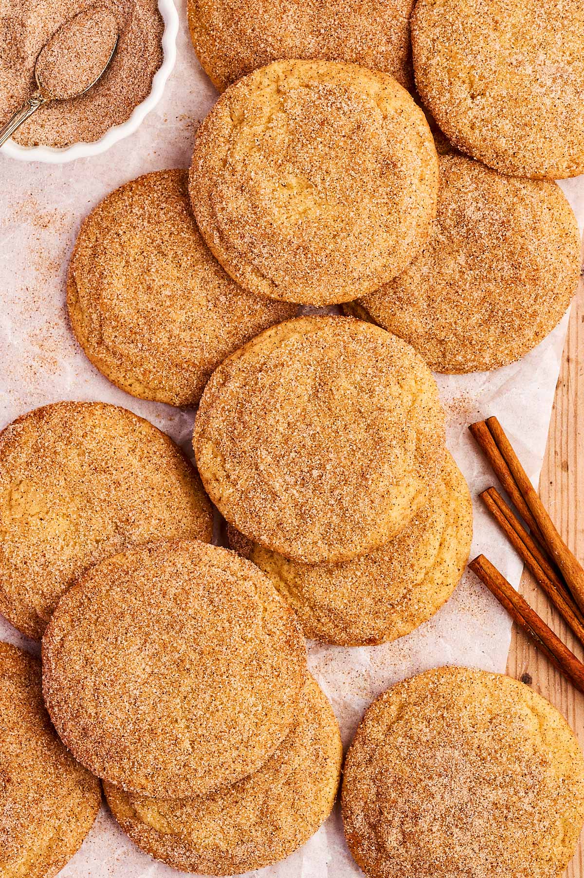 pile of snickerdoodles