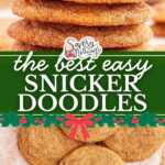 snickerdoodle cookies pin