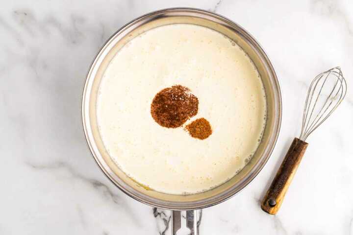 adding vanilla to eggnog