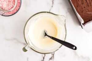 melting white chocolate