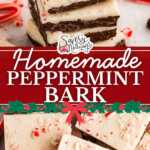 peppermint bark pin