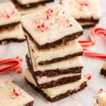 stacking peppermint bark