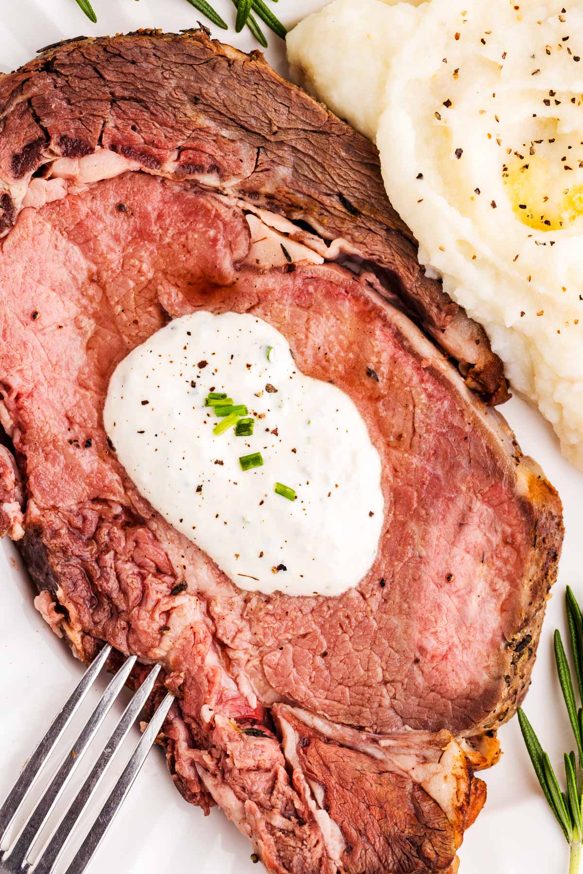prime rib with horseradish sauce