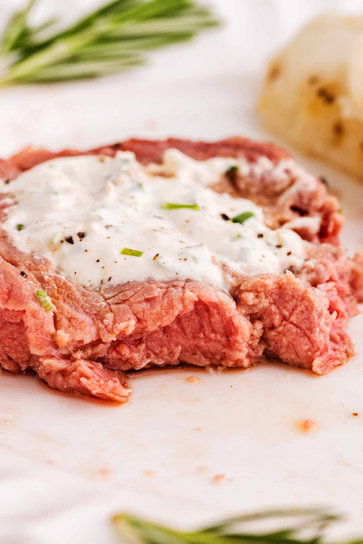 slice of cut prime rib