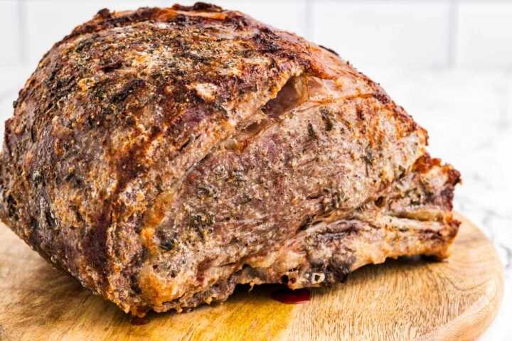 seared prime rib roast
