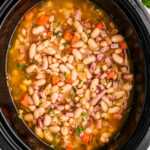ham and bean soup in slow cooker