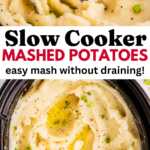 slow cooker mashed potatoes pin