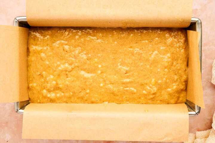 Unbaked banana bread.