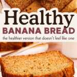 healthy banana bread pin