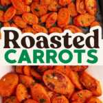 Roasted Carrots Recipe Image Pin