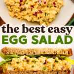 Classic Egg Salad Recipe Image Pin
