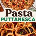 Pasta Puttanesca Recipe Image Pin