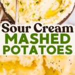 Sour Cream Mashed Potatoes Recipe Image Pin