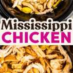 Mississippi Chicken Recipe Image Pin